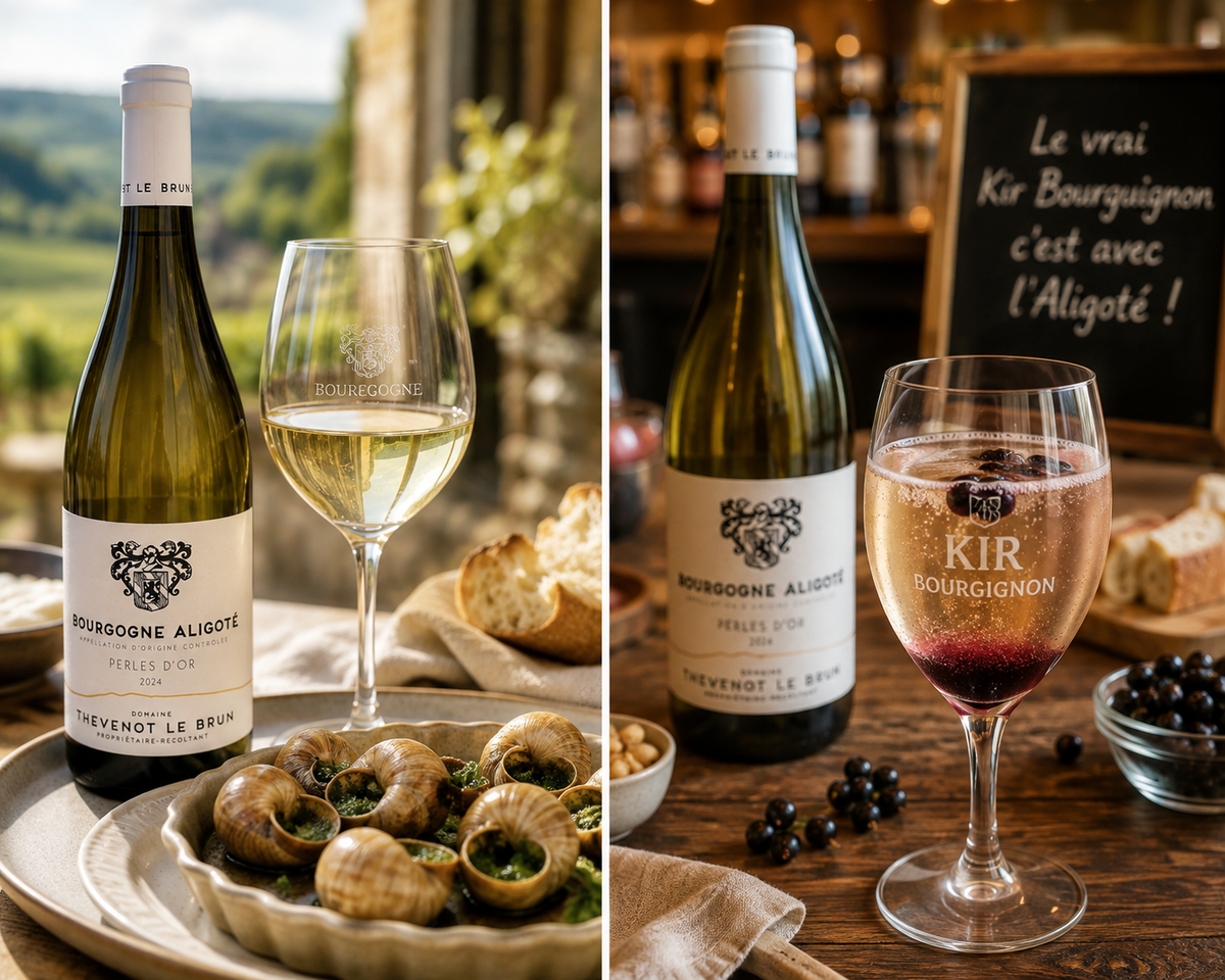 BOURGOGNE ALIGOTÉ « PERLES D’OR » – DOMAINE THÉVENOT-LE-BRUN