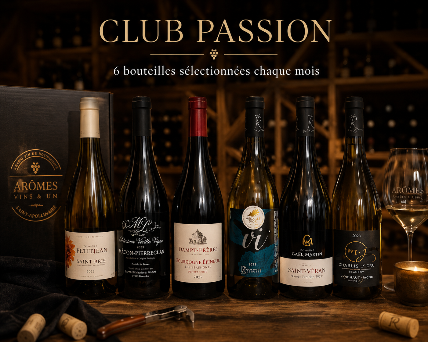 Club Passion – 6 bouteilles par mois